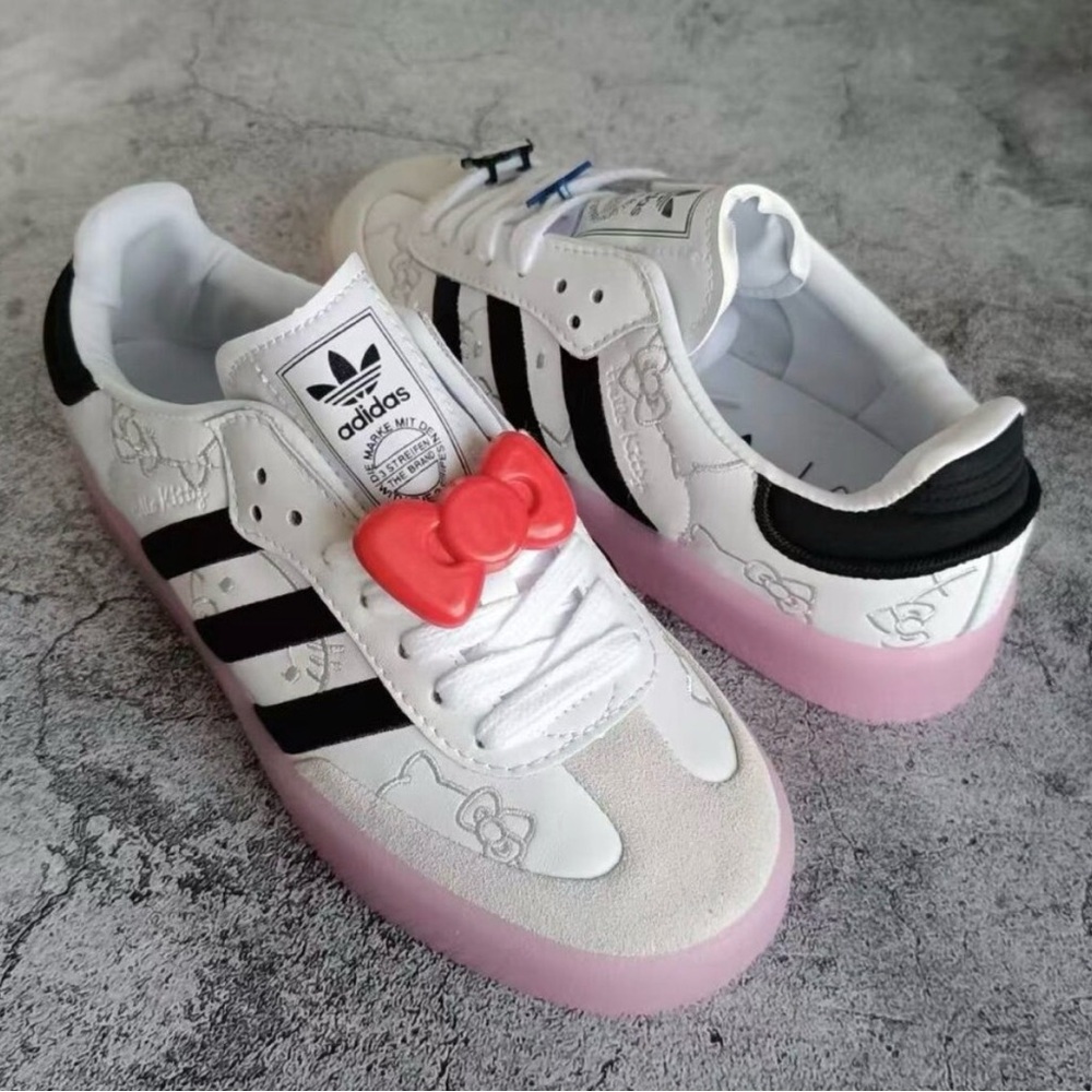 Adidas Hello Kitty Sneakers with Pink Soles - Picture 3 of 4